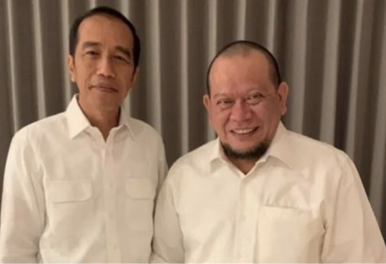 AA.LaNyalla Mahmud Mattalitti Mendapat Restu Dari Presiden Jokowi  Maju Lagi Ketua DPD RI