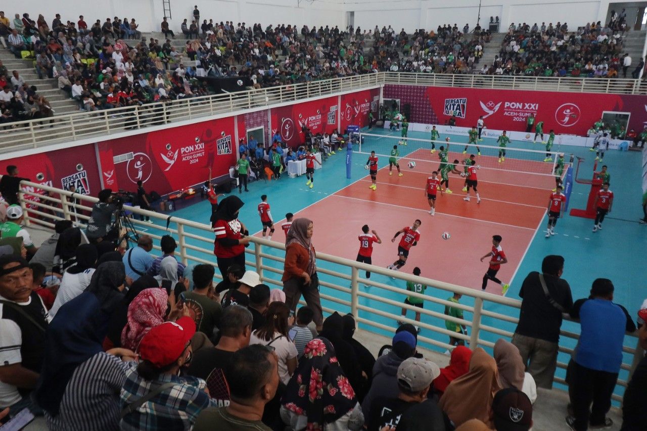 Tim Voli Putra Jawa Timur Hajar Tim Sumut 3-0