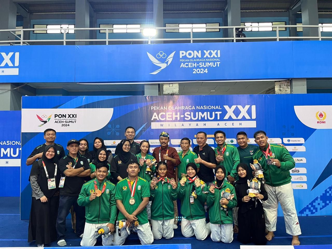 Over Target, Judo Jatim Raih Perunggu Beregu Mix