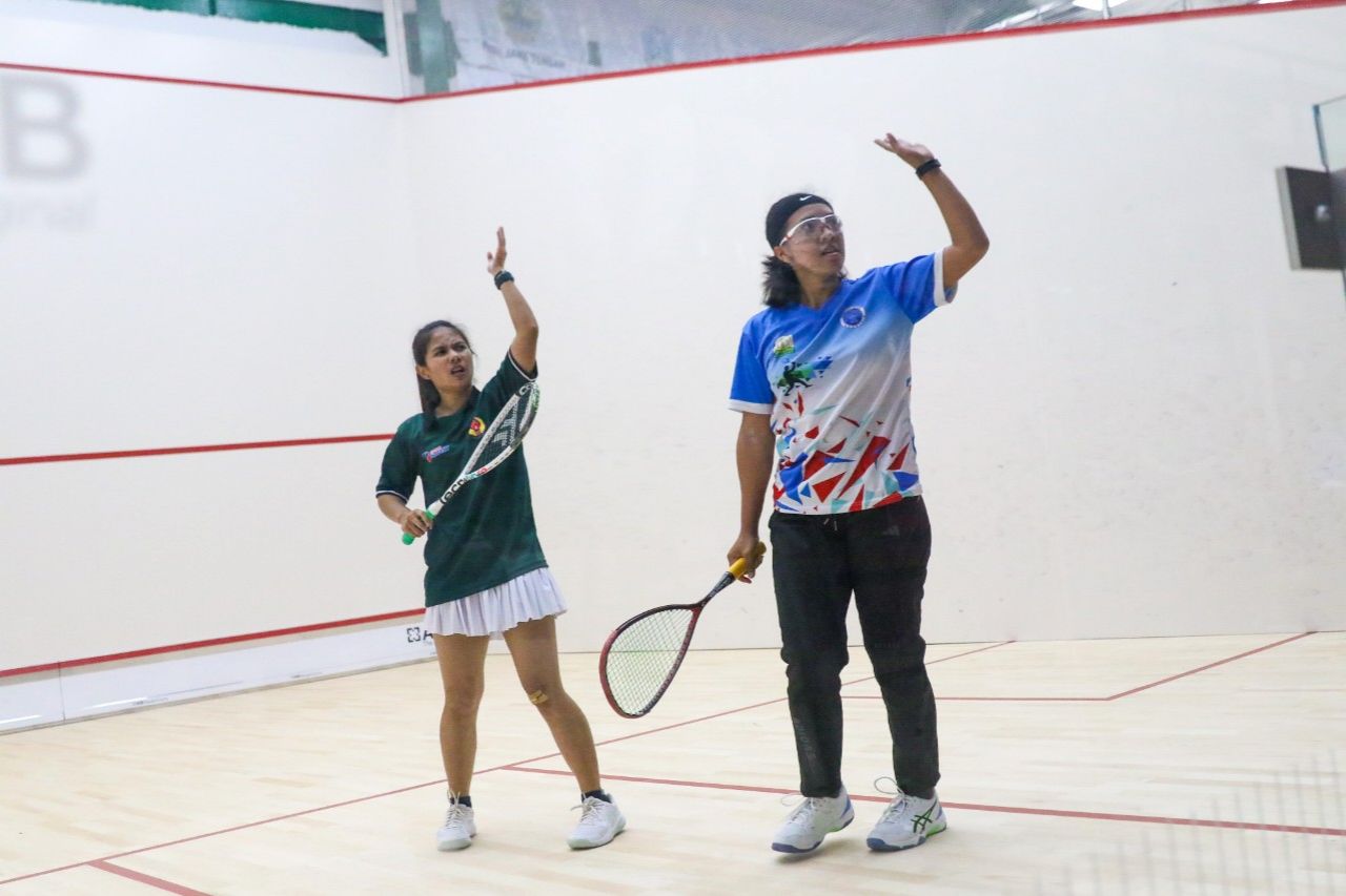Gagal Raih Emas, Tim Beregu Campuran Squash Jatim Kalah Tipis 1-2 Lawan Aceh