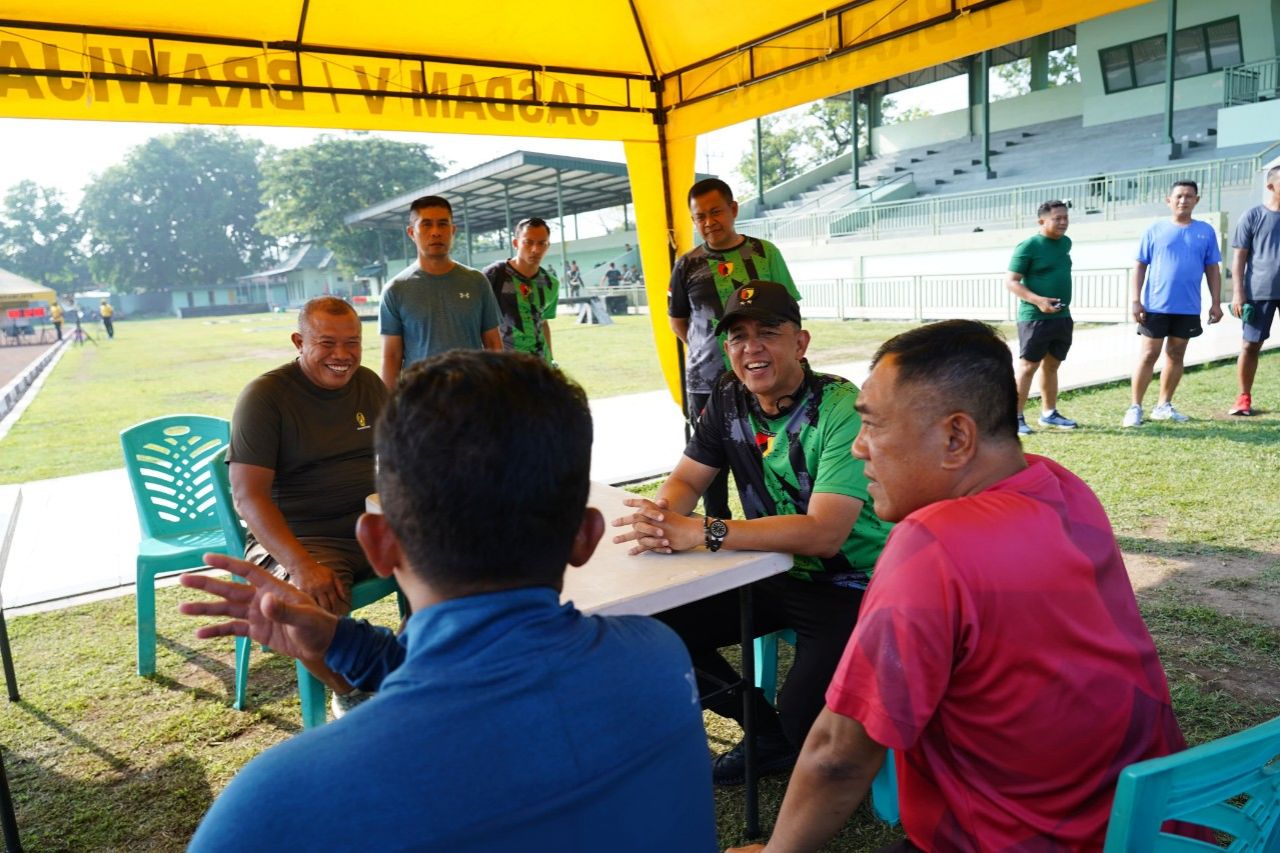 Mayjen TNI Rudy Saladin, M.A, Pantau Pelaksanaan Garjas Pamen di Jajaran Kodam V/Brawijaya