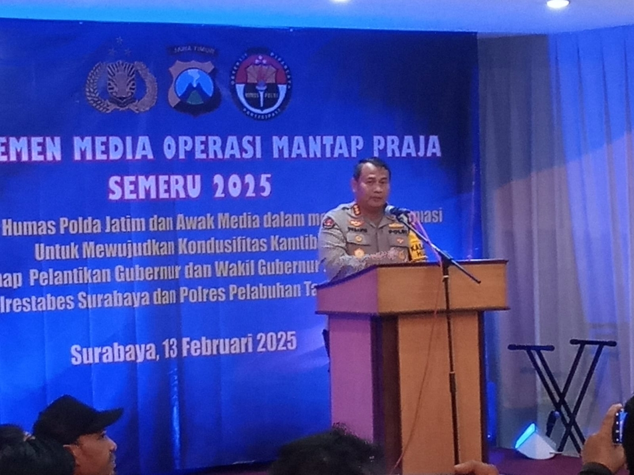 Polda Jatim Ajak Ngopi Bareng Pokja Kepolisian Per'Erat Sinergitas
