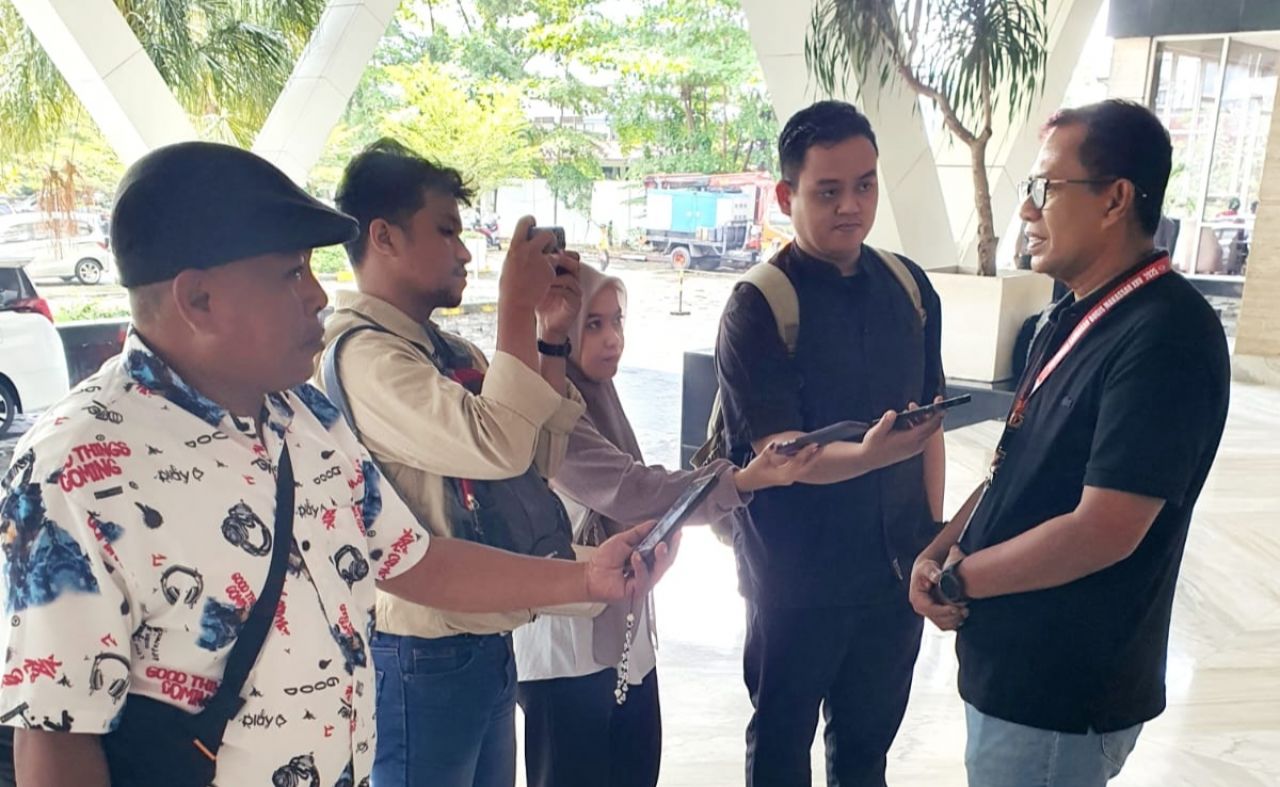 Ketua BPW KKSS Jawa Timur, Ir. H. Muslim Hamzah, saat ditemui wartawan di Hotel Four Points by Sheraton, Makassar