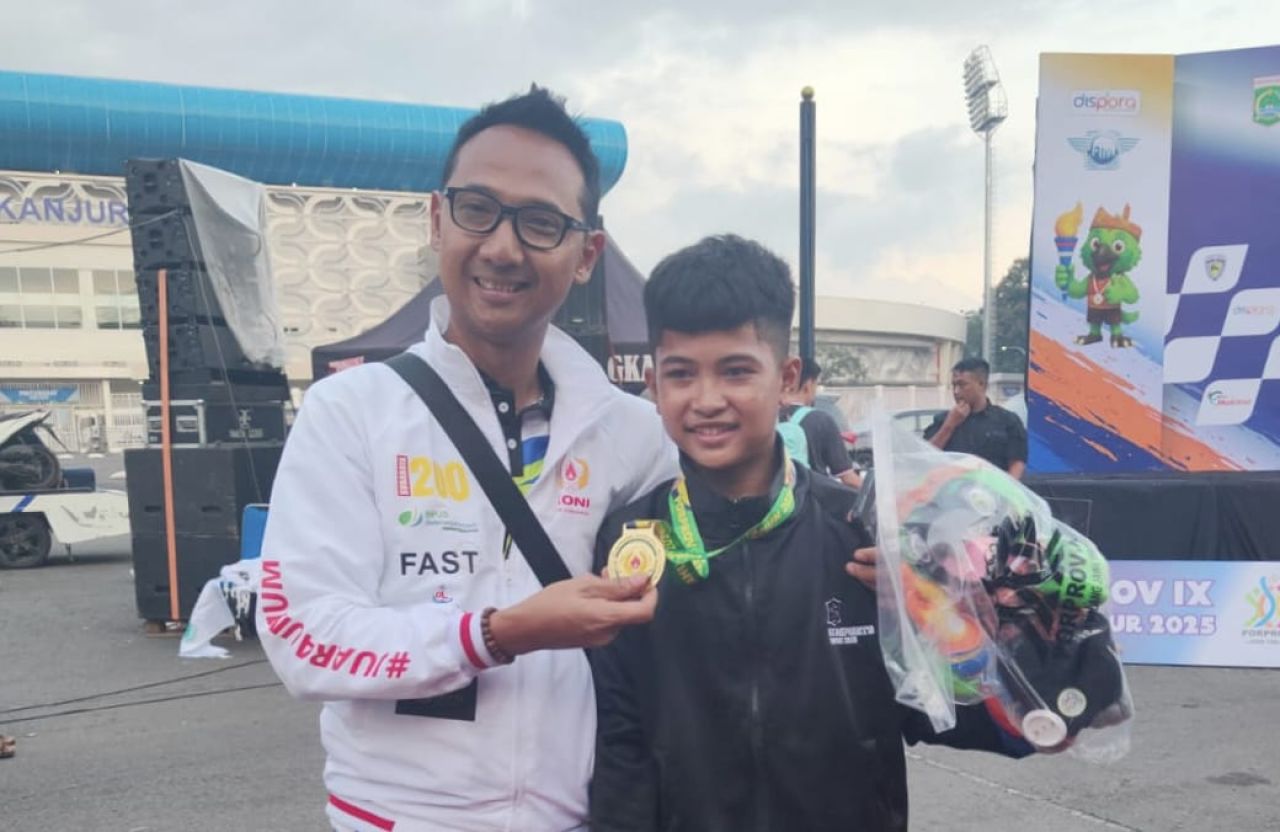 Surabaya Sabet Tiga Emas di Cabor Balap Motor Porprov Jatim 2025