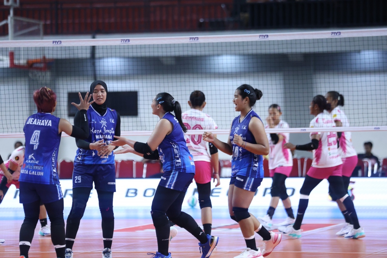 Tim Putri Kota Impian Wahana Menangi Derby Jawa Barat Atas Tectona Bandung di Livoli Divisi Utama