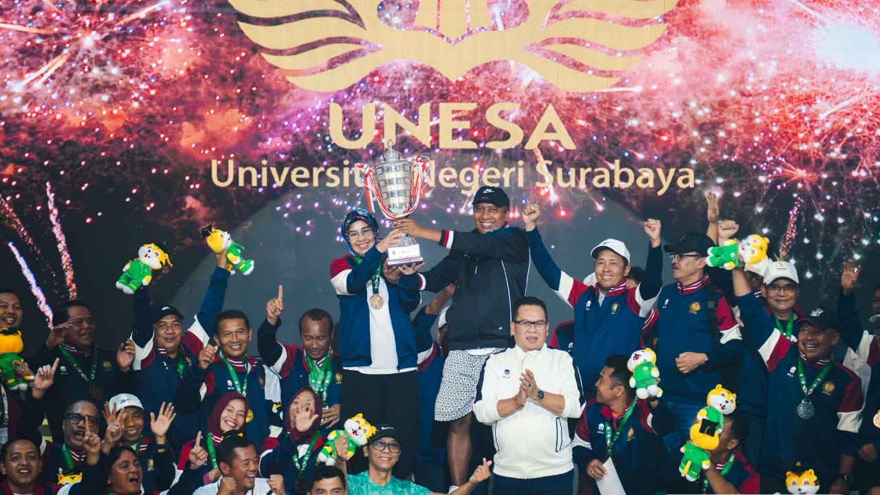 Perolehan Medali LPTK Cup XXII- 2025: UNESA" Rumah Para Juara" Juara Umum