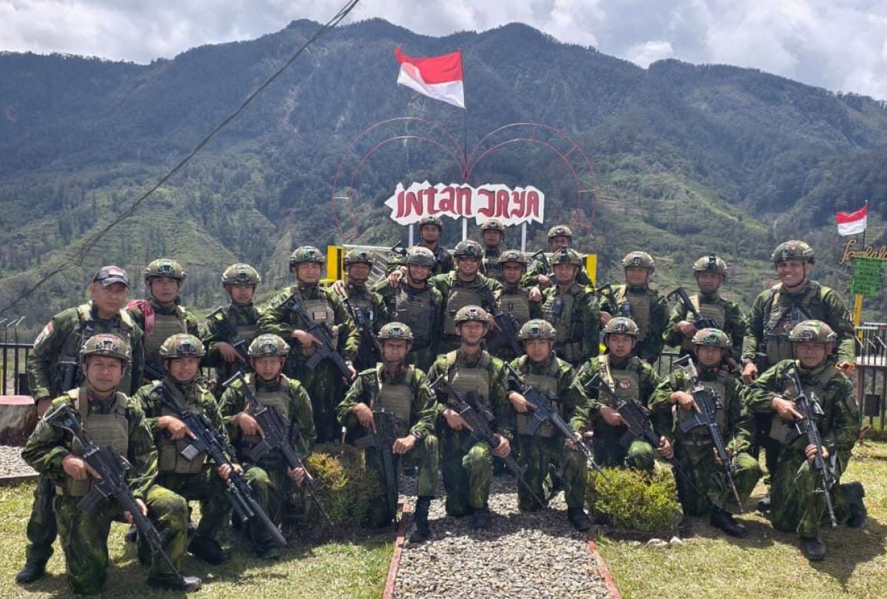 Pelaksanaan Pengendalian dan Pengawasan (Dalwas) Satgas Yonif 500/Sikatan Pamtas RI PNG di Papua
