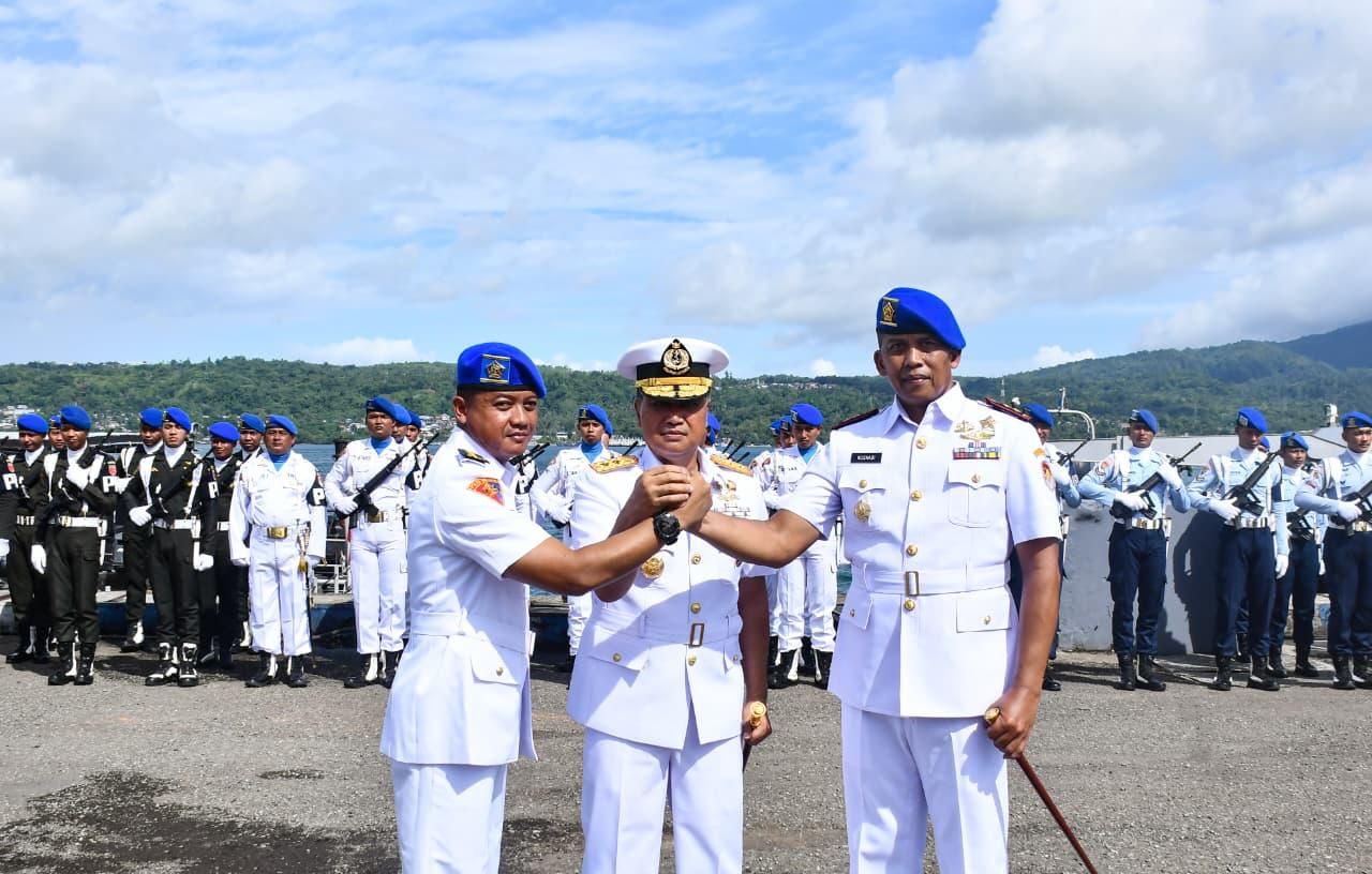 Komandan Kodaeral IX Pimpin Upacara Serah Terima Jabatan Komandan POM Kodaeral IX