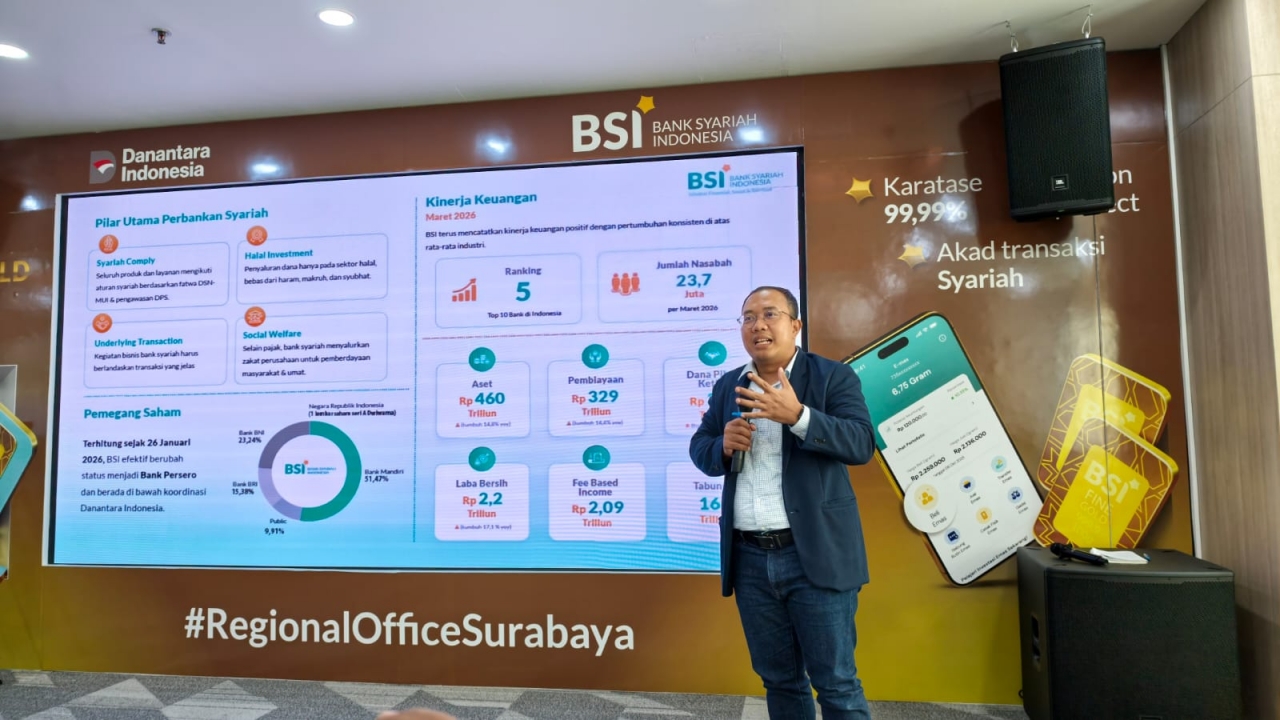 BSI RO VIII Surabaya Perkuat Bisnis Bullion, Cicil Emas dan Gadai Emas Tumbuh Signifikan