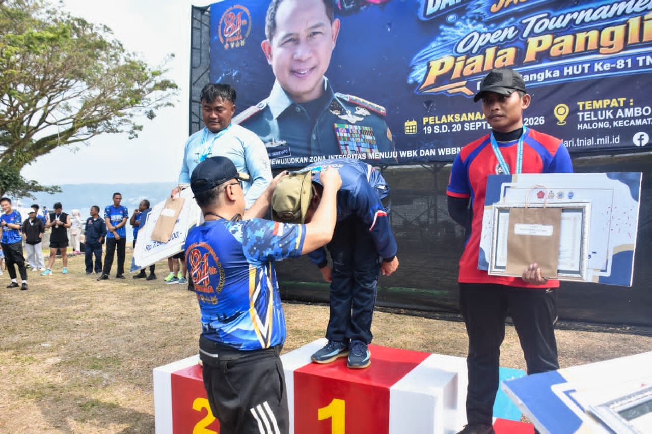 Kodaeral IX Tutup Kejuaraan Nasional Selam Piala Panglima TNI 2026, Dorong Ambon Jadi Destinasi Kejuaraan Selam Nasional