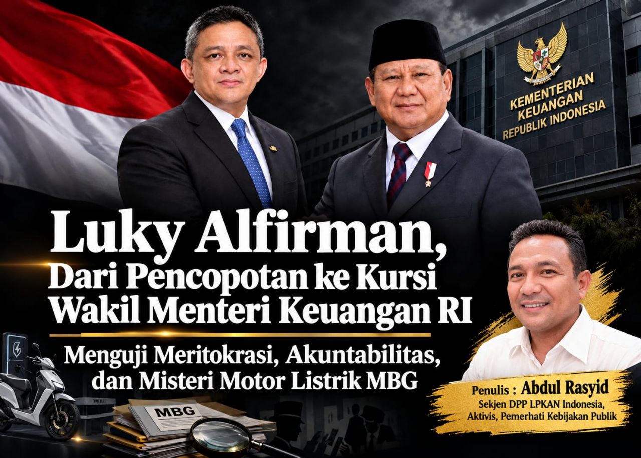 Luky Alfirman Dari Pencopotan ke Kursi Wamenkeu RI