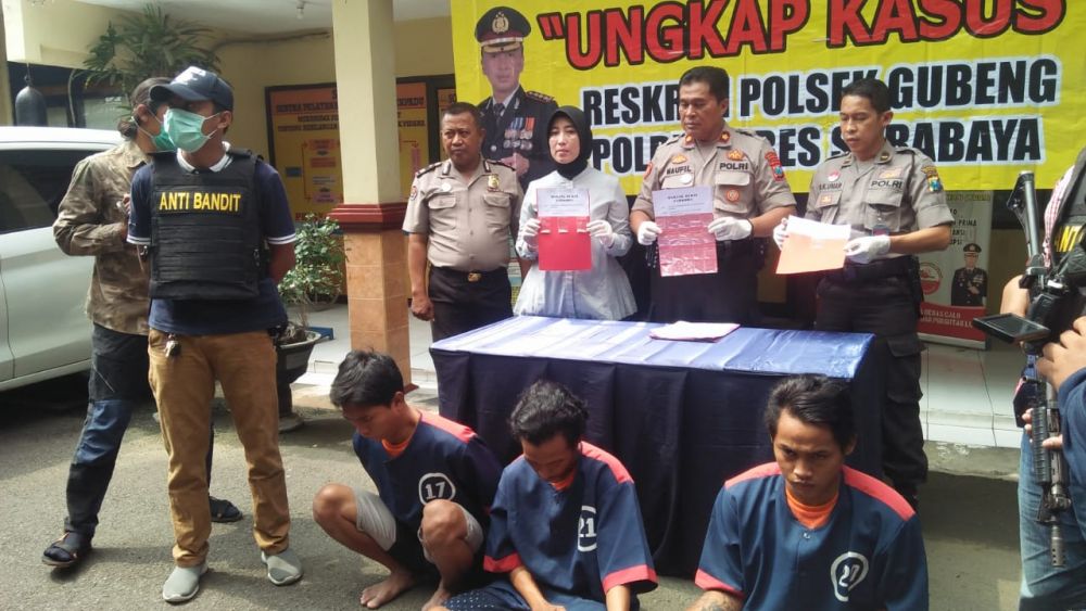 Dikamar kos. polisi amankan tiga tersangka pengedar narkoba 