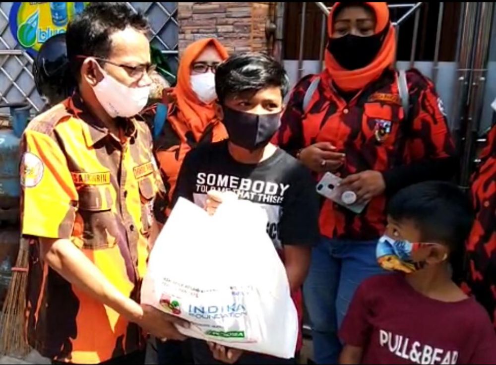 Relawan Task Force Kemanusiaan MPC PP Surabaya Kembali Adakan Baksos