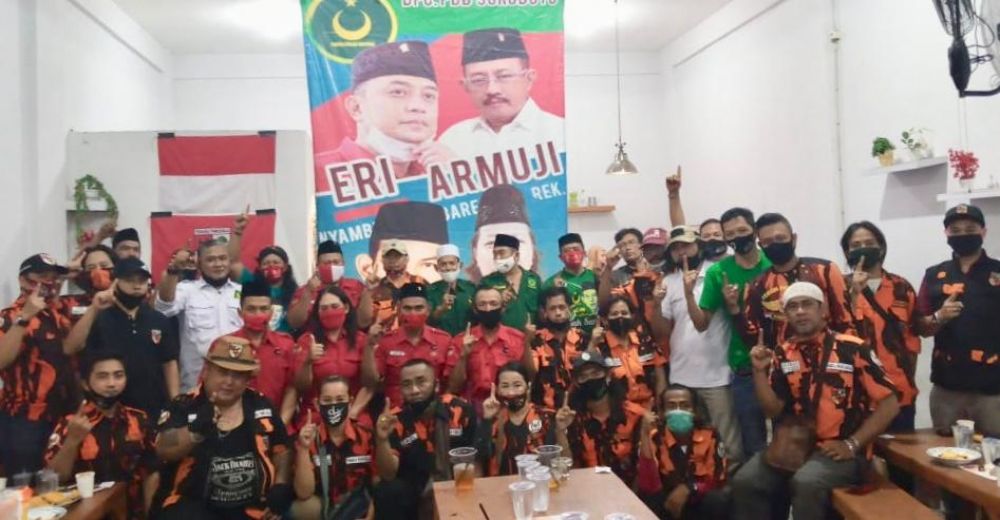 Pemuda Pancasila Dan PBB Giat Lakukan Konsolidasi Pemenangan ErJi