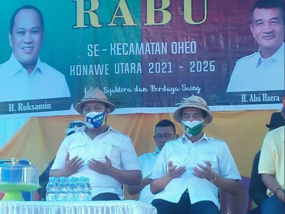 Ruksamin-Abu Haera Optimis Menang 90 Persen di Pilkada Konawe Utara 