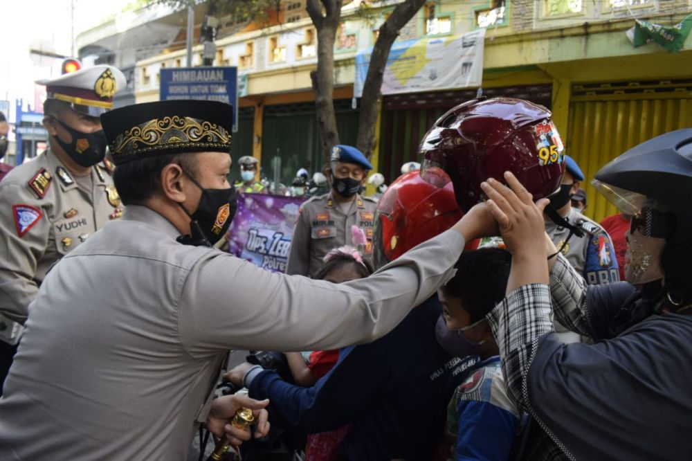 Kapolres Pasuruan Kota Laksanakan Preemtif Operasi Zebra Semeru 2020