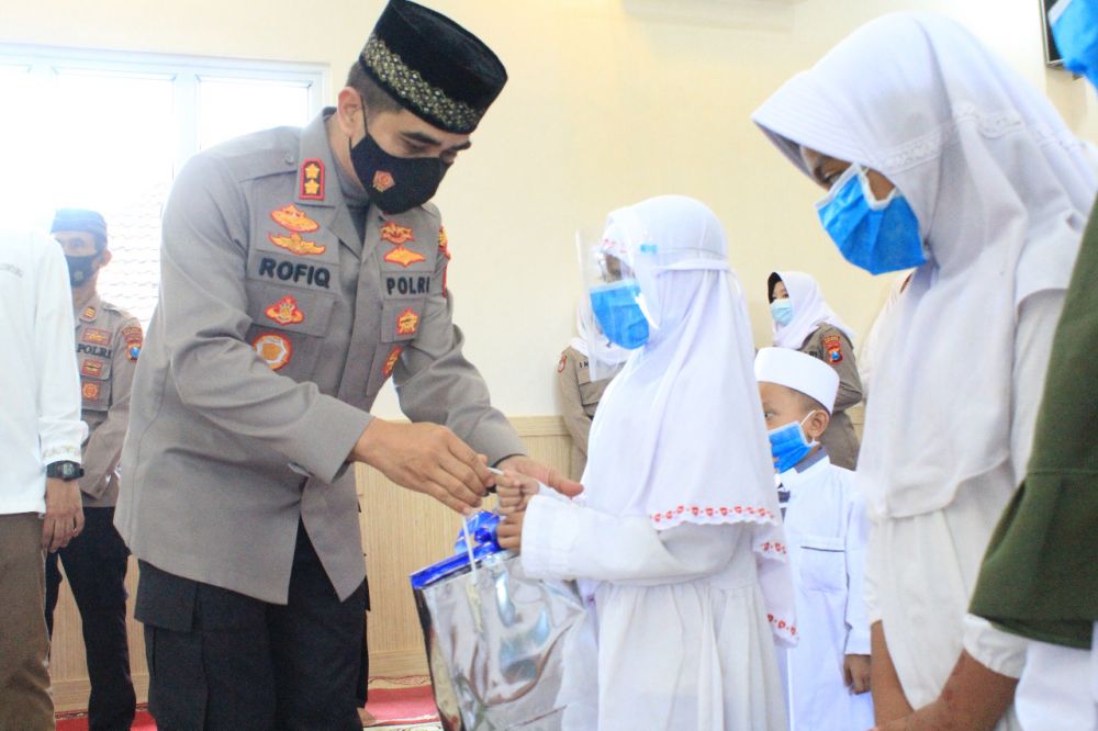 Polres Pasuruan Peringati Mualid Nabi Muhammad SAW Secara Virtual