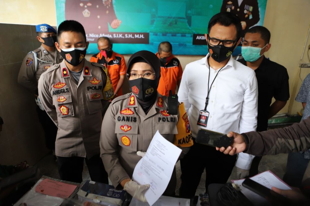 Polres Tanjung Perak Surabaya Bongkar Sindikat Pemalsuan Rapid Test