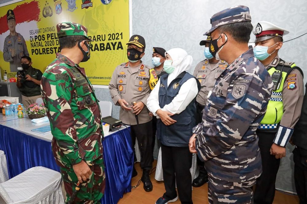 Video Forkopimda Jatim Pantau Malam Tahun Baru Dan Cek Pos Pelayanan