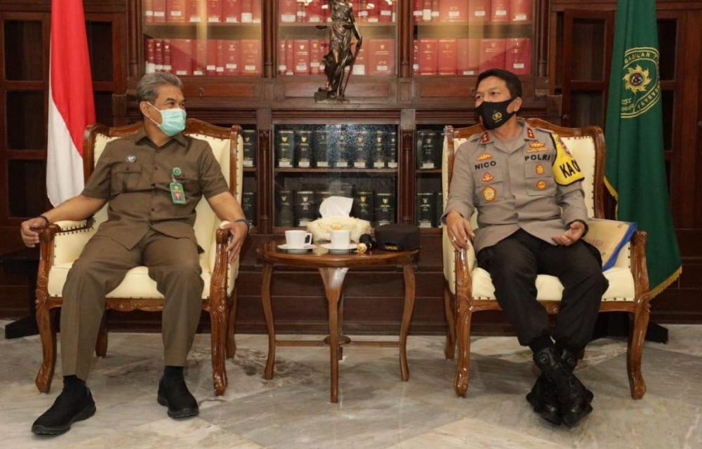 Kapolda Jatim dan Ketua Pengadilan Tinggi Surabaya Berkolaborasi