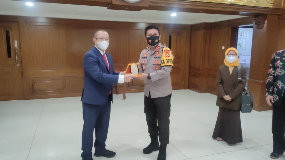 Kapolda Jatim Terima Audiensi Direktur Pasca Sarjana UNAIR 