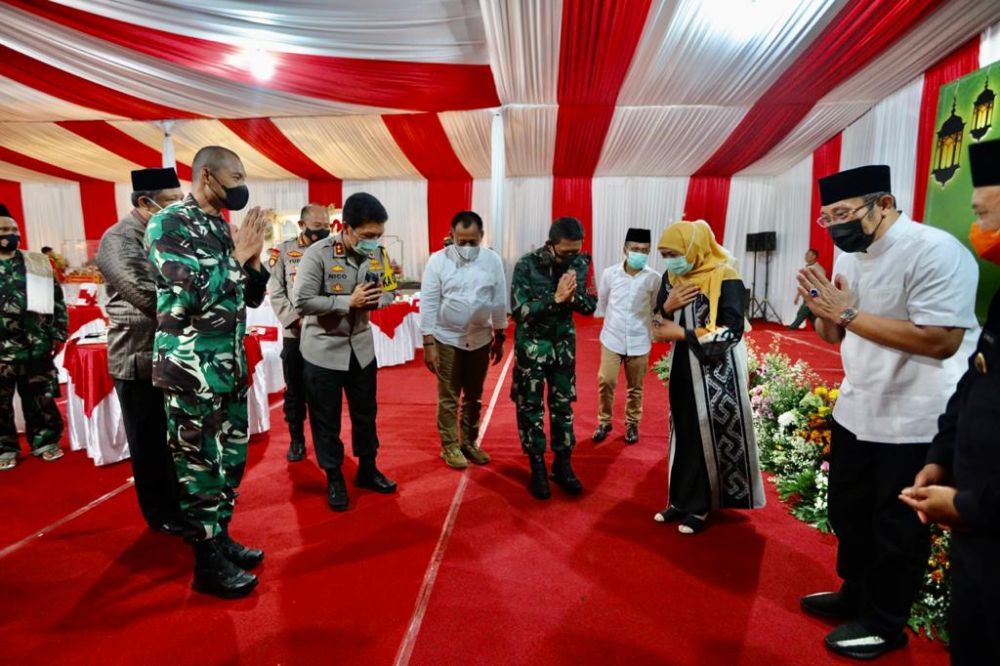Forkopimda Jatim Gelar Doa Bersama di Makodim 0818 Malang-Batu