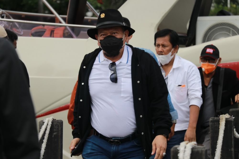 Ketua DPD RI saat melakukan kunjungan ke Pulau Bidadari, Kepulauan Seribu untuk Rapat Konsolidasi anggota DPD RI Wilayah Barat, 9 Januari 2021, yang lalu