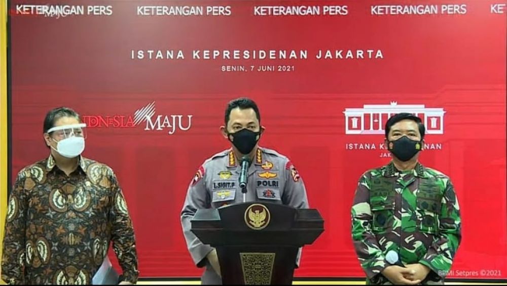 Kapolri Paparkan 5 Manajemen Kontijensi Tangani Zona Merah Covid-19 
