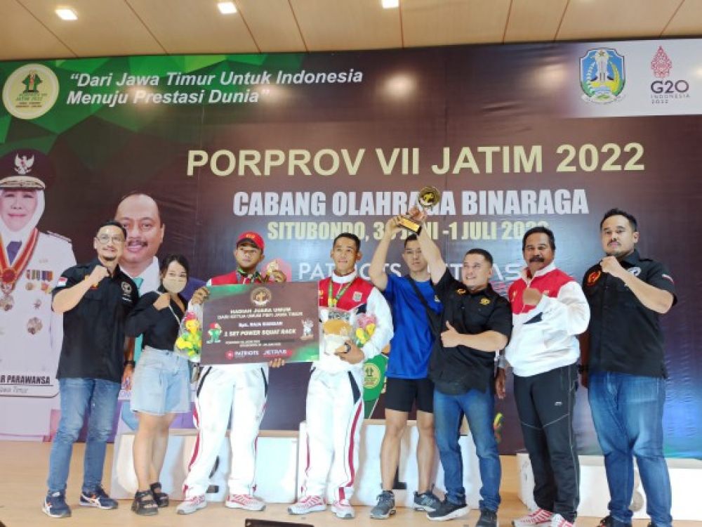 Juara Umum Cabor Binaraga Porprov Jatim 2022 Diraih Kabupaten Malang 