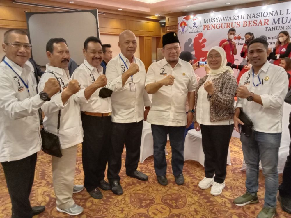 LaNyalla Terpilih Ketum Pengurus Besar Muaythai Indonesia