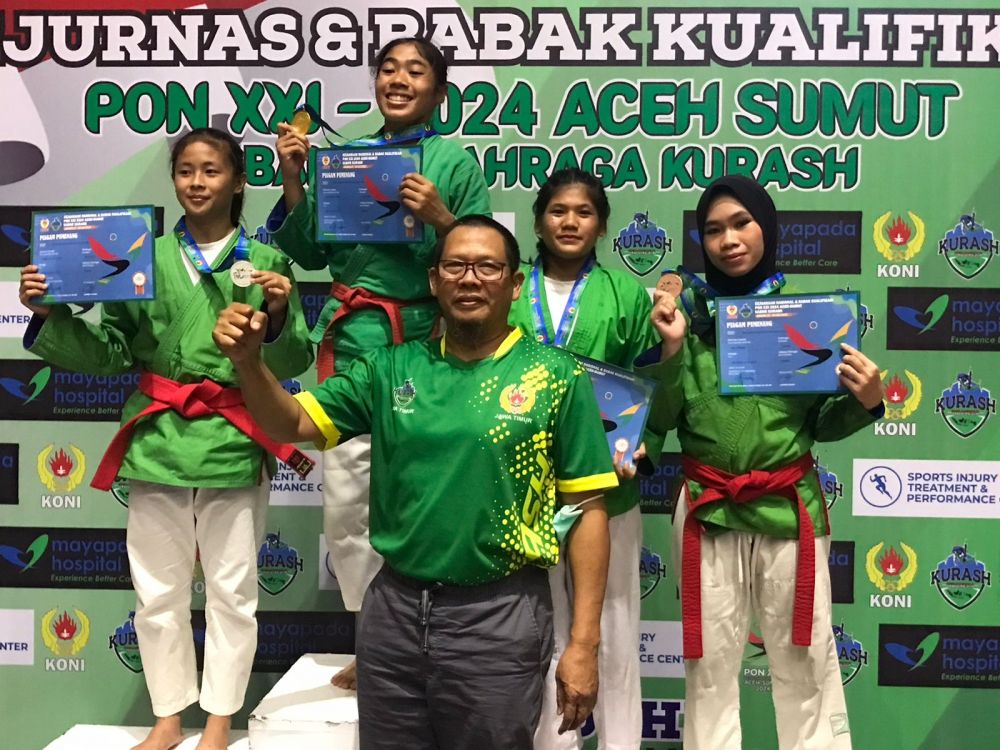 Cabor Kurash Jatim Raih Tiga Emas Satu Perak dan Enam Perunggu di Babak Kualifikasi PON Aceh - Sumut 2024