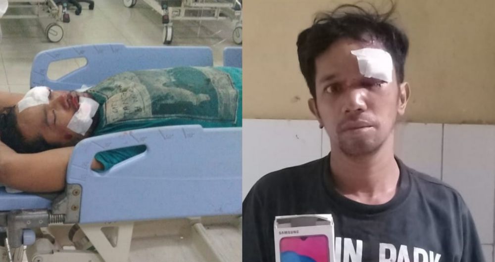 Dua Pelaku Jambret HP Di Surabaya Nyaris Tewas Dihajar Warga 