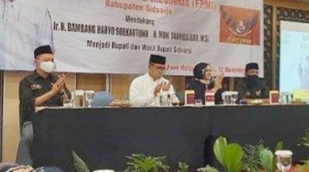 Front Pemuda Madura Indonesia Deklarasi Dukung BHS Cabup Sidoarjo