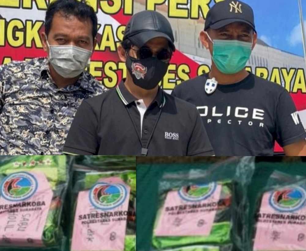 Satreskoba Polrestabes Surabaya Gagalkan 20 Kg Sabu, Raih Penghargaan