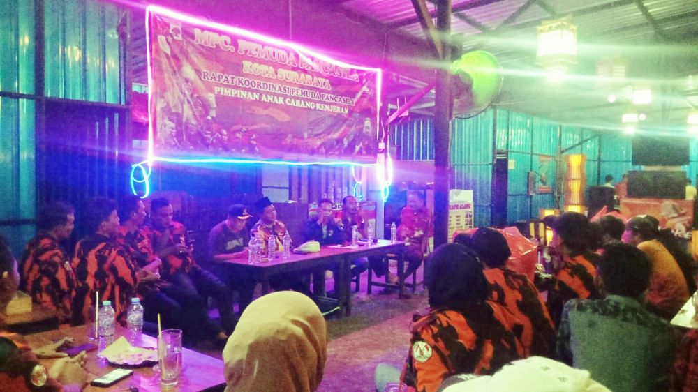 Rakor PAC Pemuda Pancasila Kecamatan Kenjeran, Berjalan Lancar dan Sukses