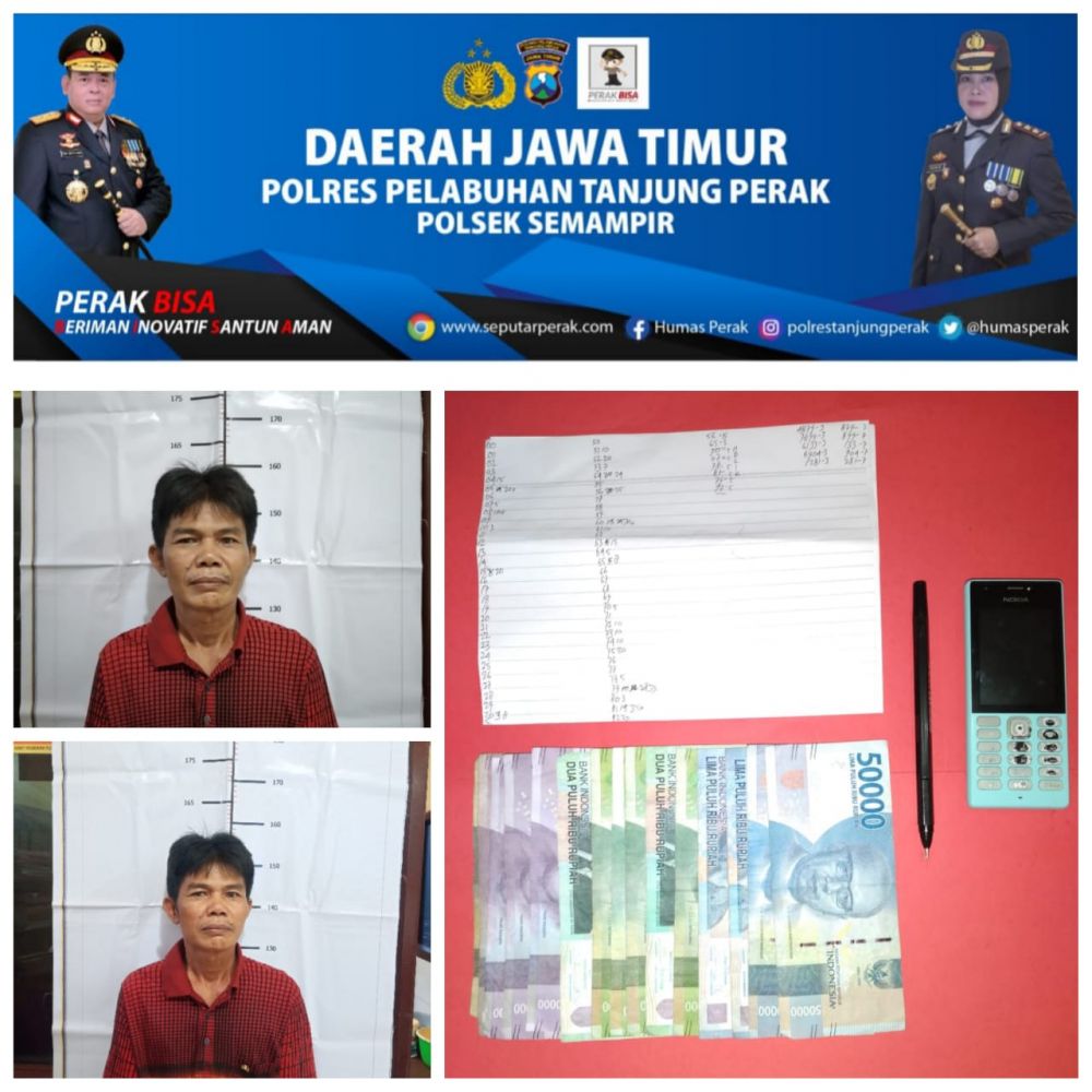 Ketahuan Nogel, Hasim Dibekuk Sat Reskrim Polsek Semampir