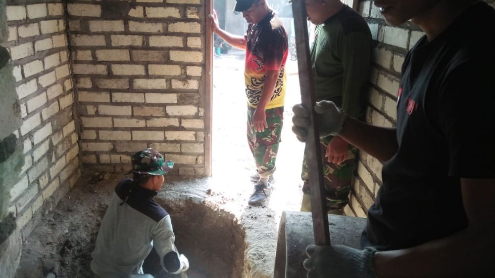 Persiapkan pengerahan masyarakat untuk membantu Satgas TMMD Ke 106 