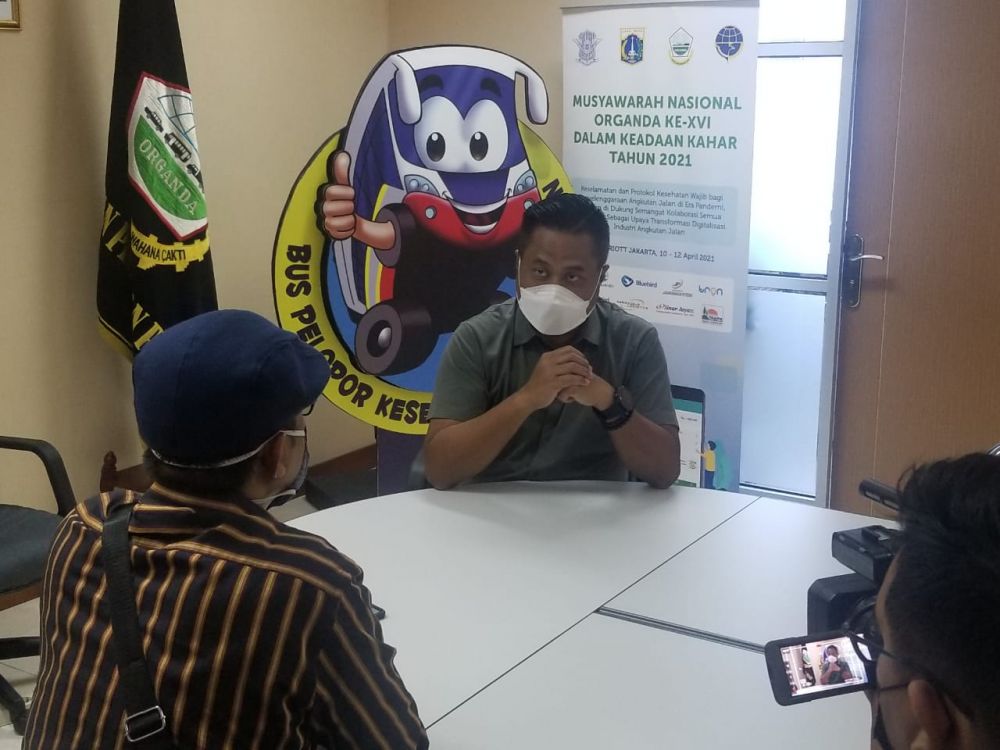 Sekretaris Jenderal Organisasi Angkutan Darat (Organda) Ateng Haryono. (Foto: Dok.HNN)