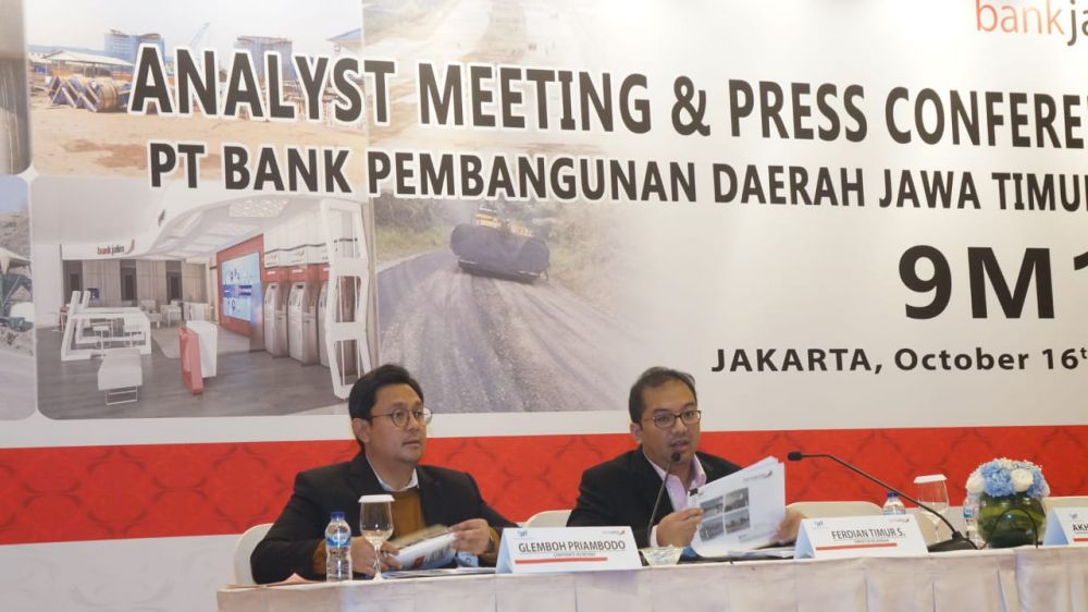 Pertumbuhan Kredit Bank Jatim Pada Triwulan III Mencapai 14,07%