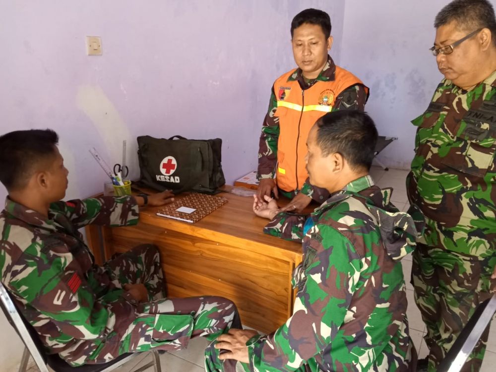Posko Kesehatan Selalu Siap Dalam Mendukung Kegiatan TMMD ke 106