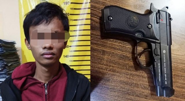 Rampok Bersenjata Pistol Ditangkap Polsek Tambaksari Surabaya